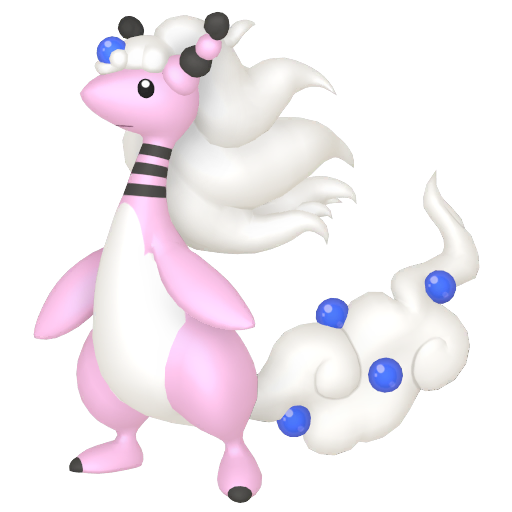 Shiny Mega Ampharos render