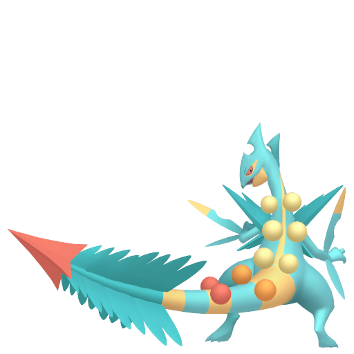 Shiny Mega Sceptile render