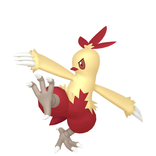 Shiny Combusken render