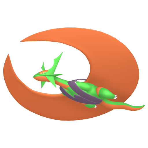 Shiny Mega Salamence render