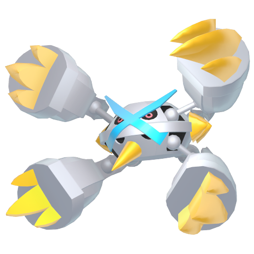 Shiny Mega Metagross render