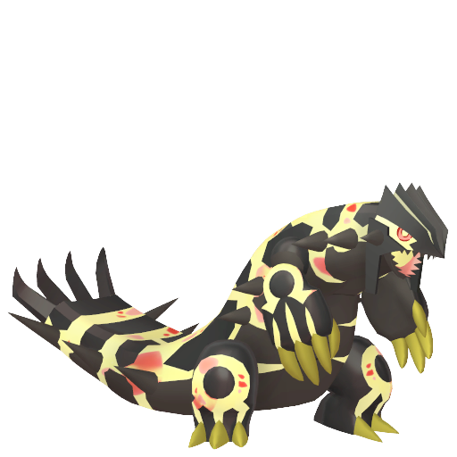 Shiny Primal Groudon render