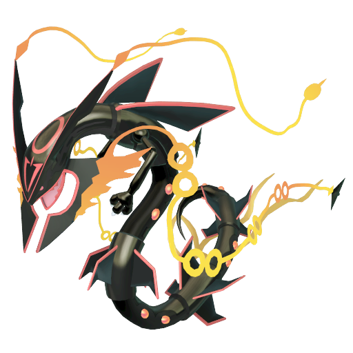 Shiny Mega Rayquaza render