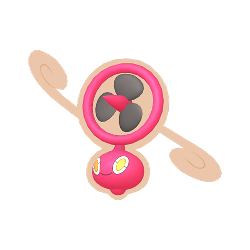 Shiny Fan Rotom render