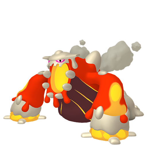 Shiny Mega Heatran render