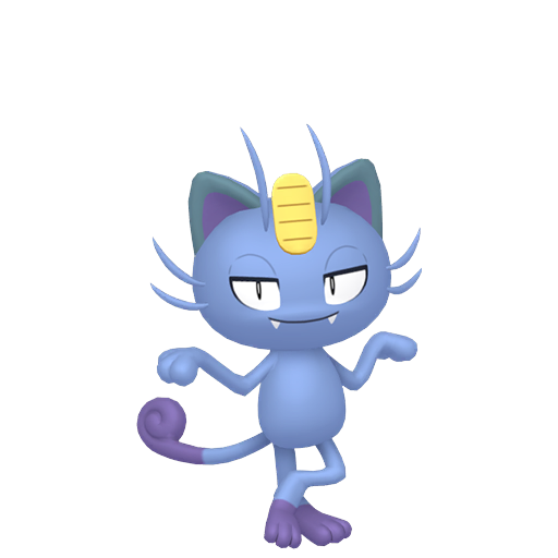 Shiny Alolan Meowth render