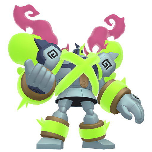 Shiny Mega Golurk render