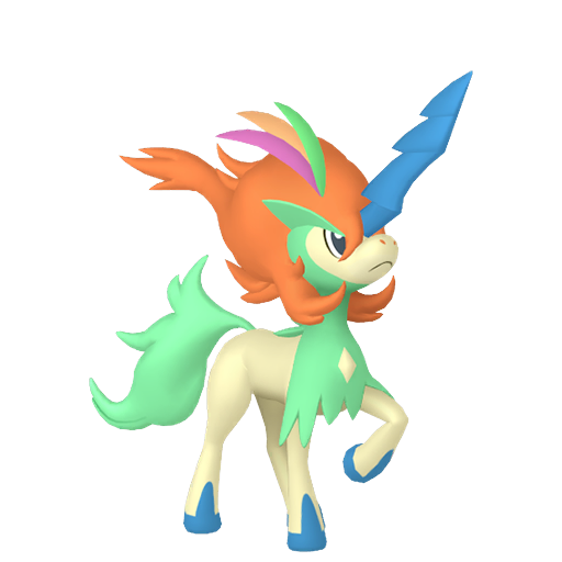 Shiny Resolute Keldeo render