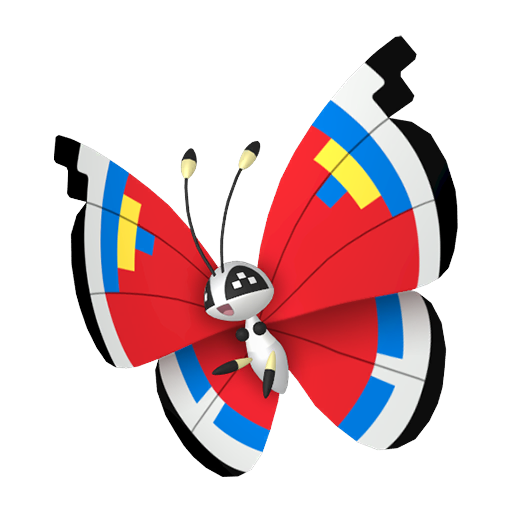 Shiny Modern Vivillon render