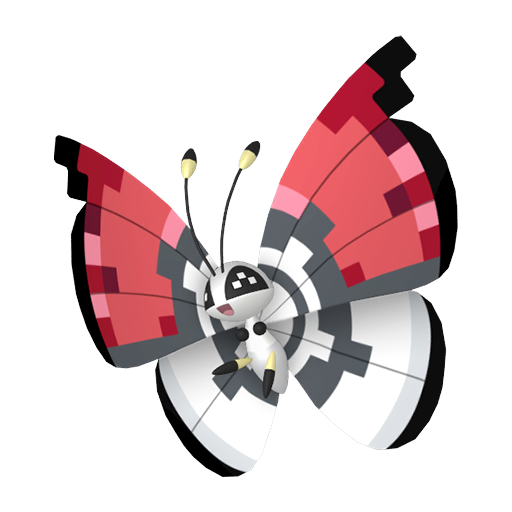 Shiny Poké Ball Vivillon render