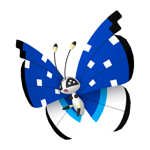 Shiny Polar Vivillon render