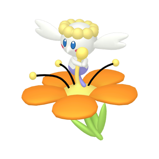 Shiny Orange Flabébé render