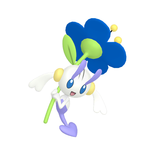 Shiny Blue Floette render