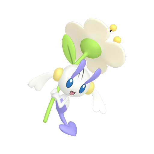 Shiny White Floette render
