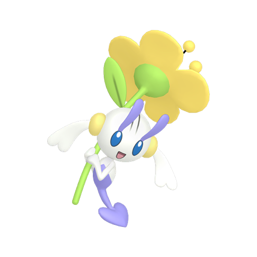 Shiny Yellow Floette render