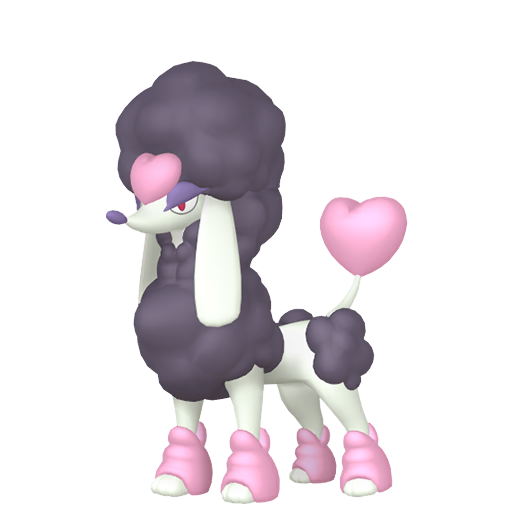 Shiny Heart Furfrou render
