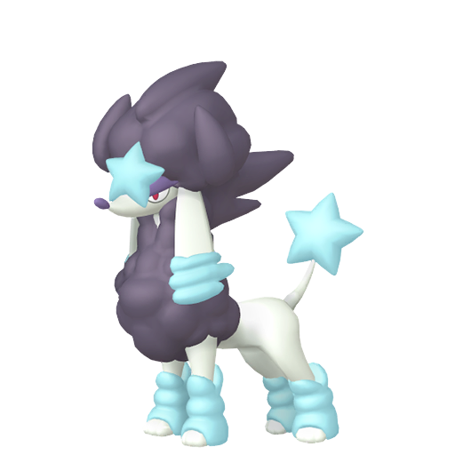 Shiny Star Furfrou render