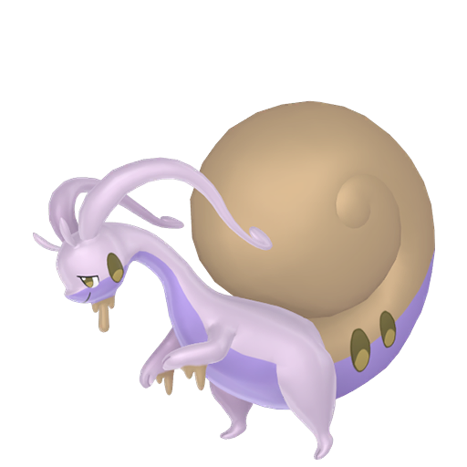 Shiny Hisuian Goodra render