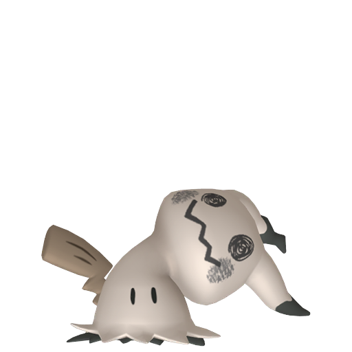 Shiny Busted Mimikyu render