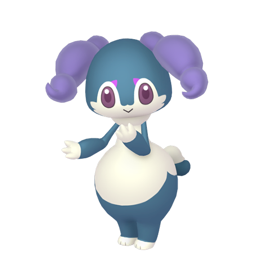 Shiny Female Indeedee render