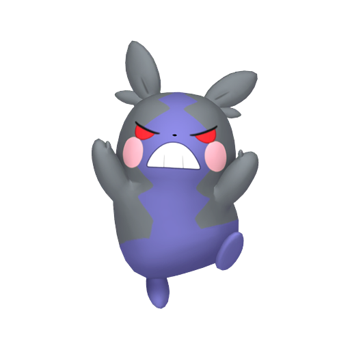 Shiny Hangry Morpeko render